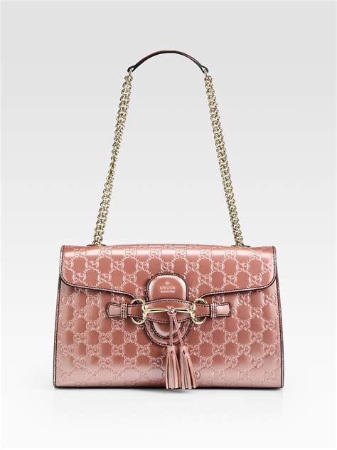 gucci microguccissima pink